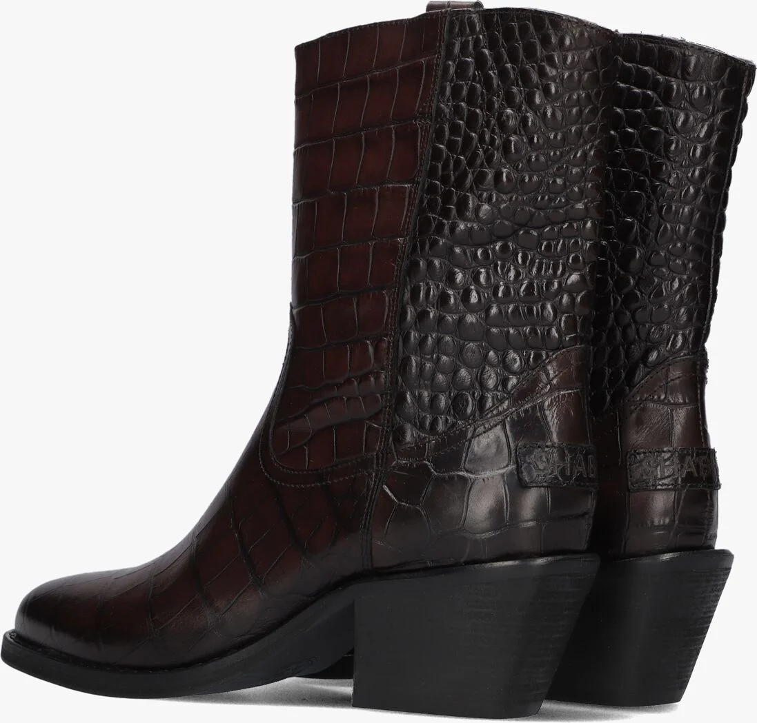 SHABBIES bruine shabbies enkellaarsjes juul ankle boot