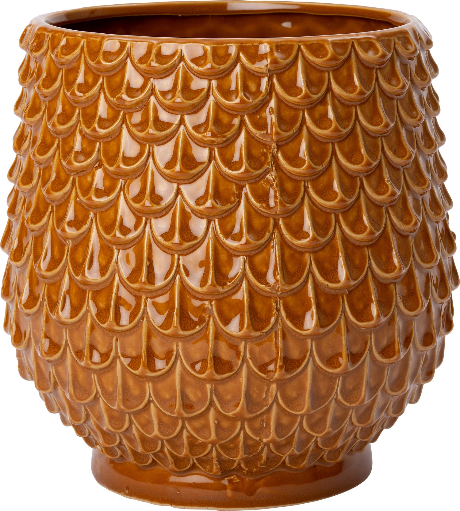 Intratuin bloempot Kily bruin D 20,5 H 21 cm