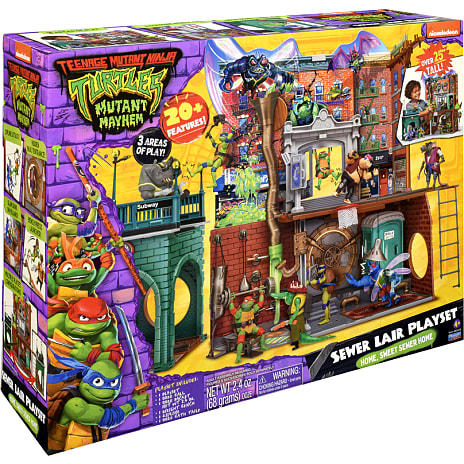 Turtles Mayhem legesæt Sewer Lair DLX