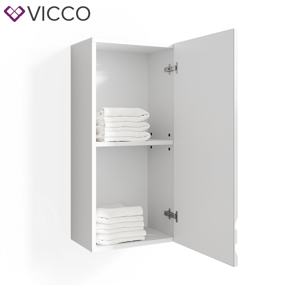 VICCO Bad Hängeschrank FREDDY weiß hochglanz Wandschrank Badschrank