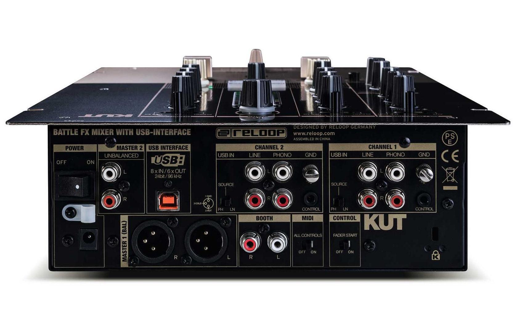 DJ-Mixer KUT<br>Digitaler Battle-FX-Mixer mit USB-Interface
