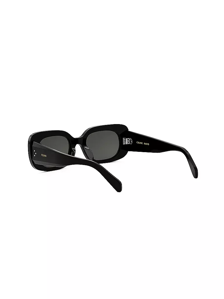 CELINE CELINE 3 Dots schwarze eckige Sonnenbrille schwarz