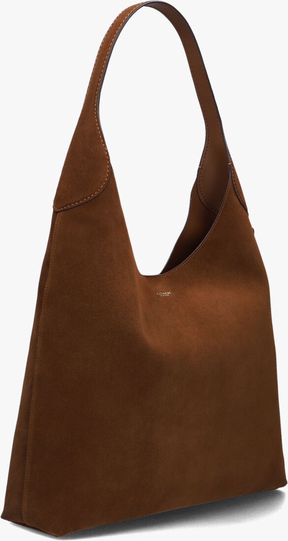 bruine coach schoudertas brooklyn bag 39