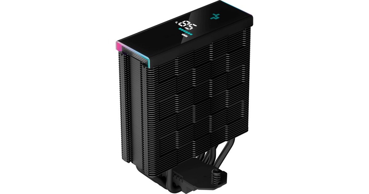 DeepCoolAK400 Digital RGB CPU-koeler  (Zwart, 4-pins PWM fan-connector)