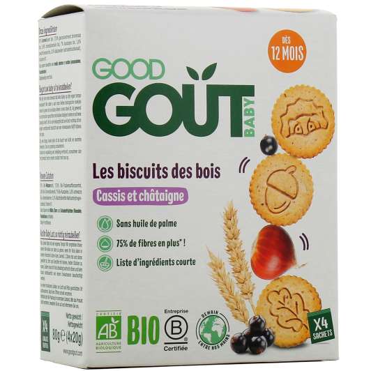 Good Goût bébé biscuits des bois dès 12 mois