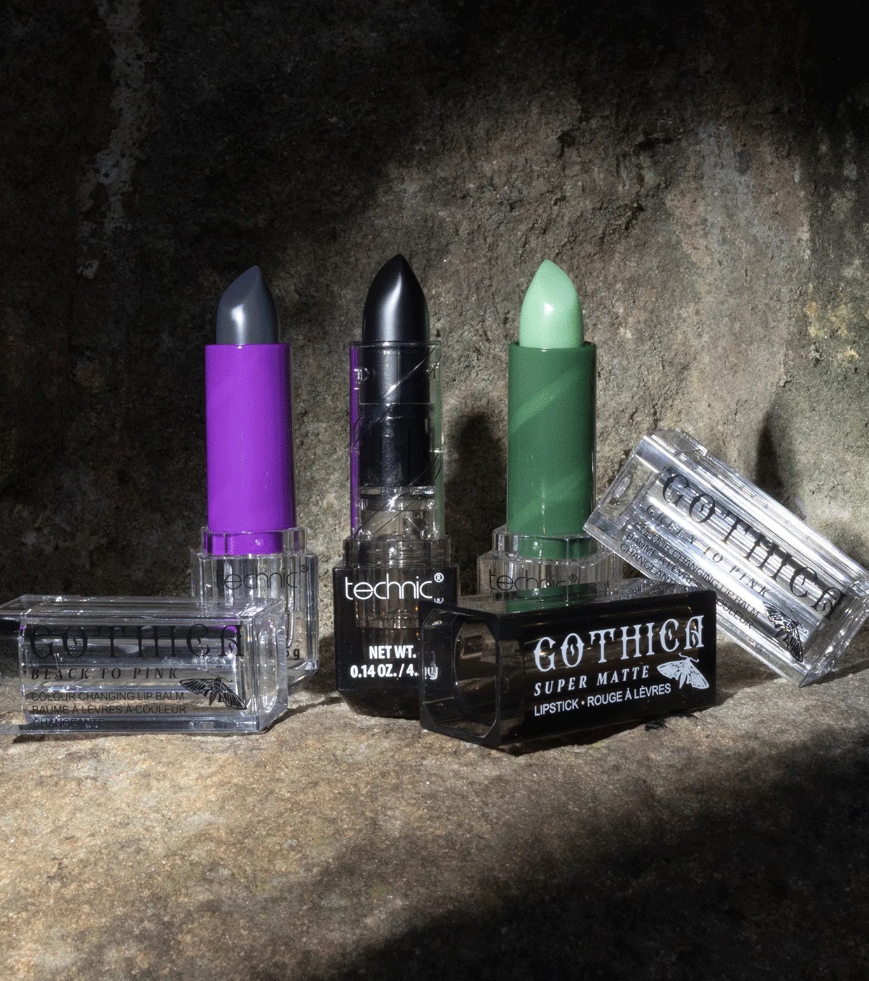 Technic Cosmetics - *Gothica* - Bálsamo que muda de cor com ph - Green To Pink