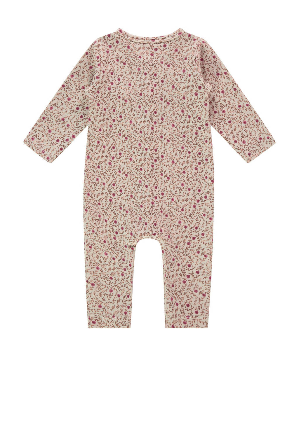 A Tiny Story baby boxpak met all over print beige/roze