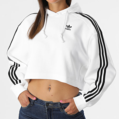 Sweat Capuche Femme HN5884 Blanc
