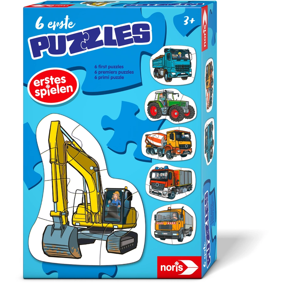 Noris 6 erste Puzzles – Fahrzeuge