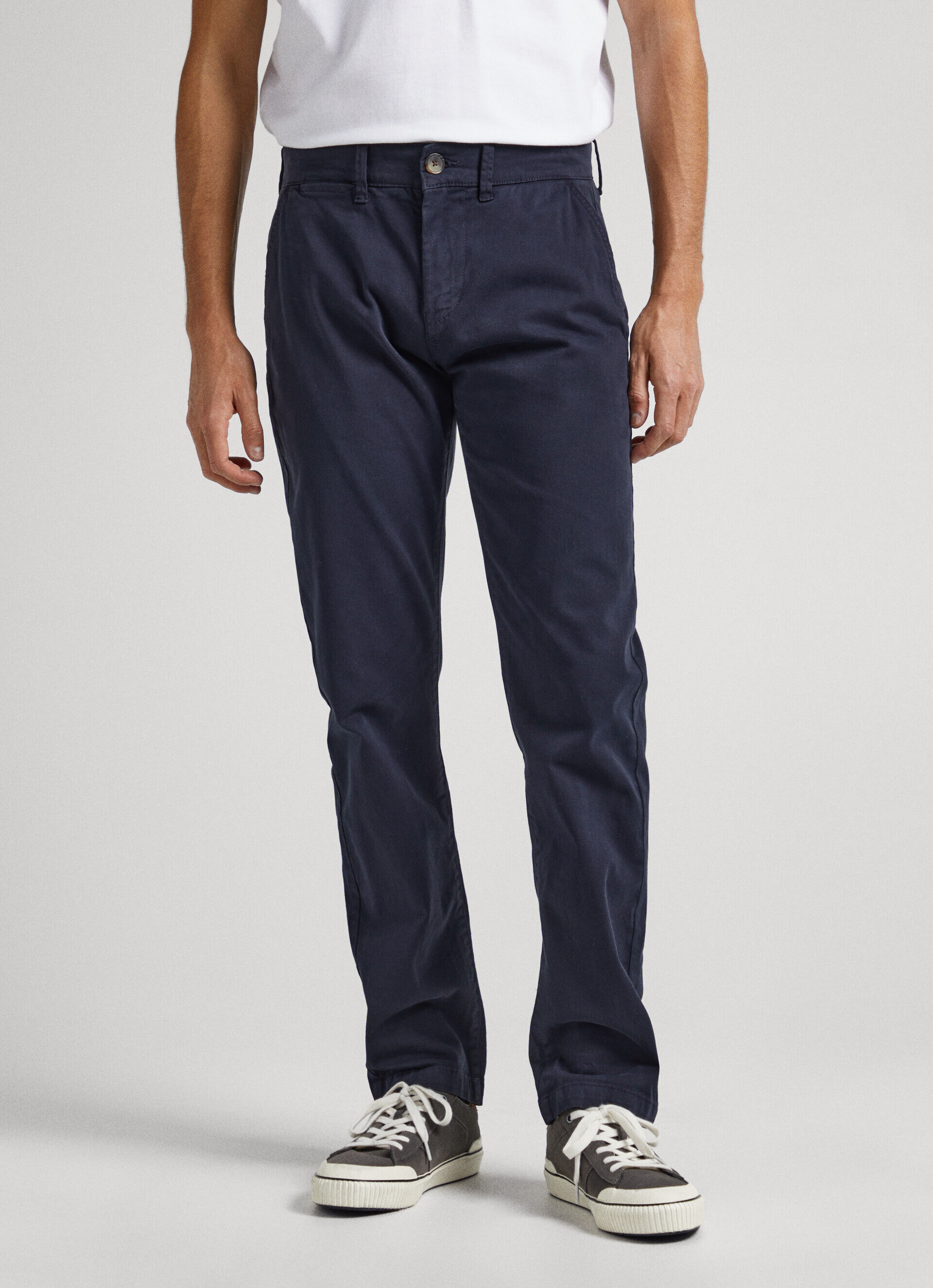 Calça chino regular Sloane - azul dulwich