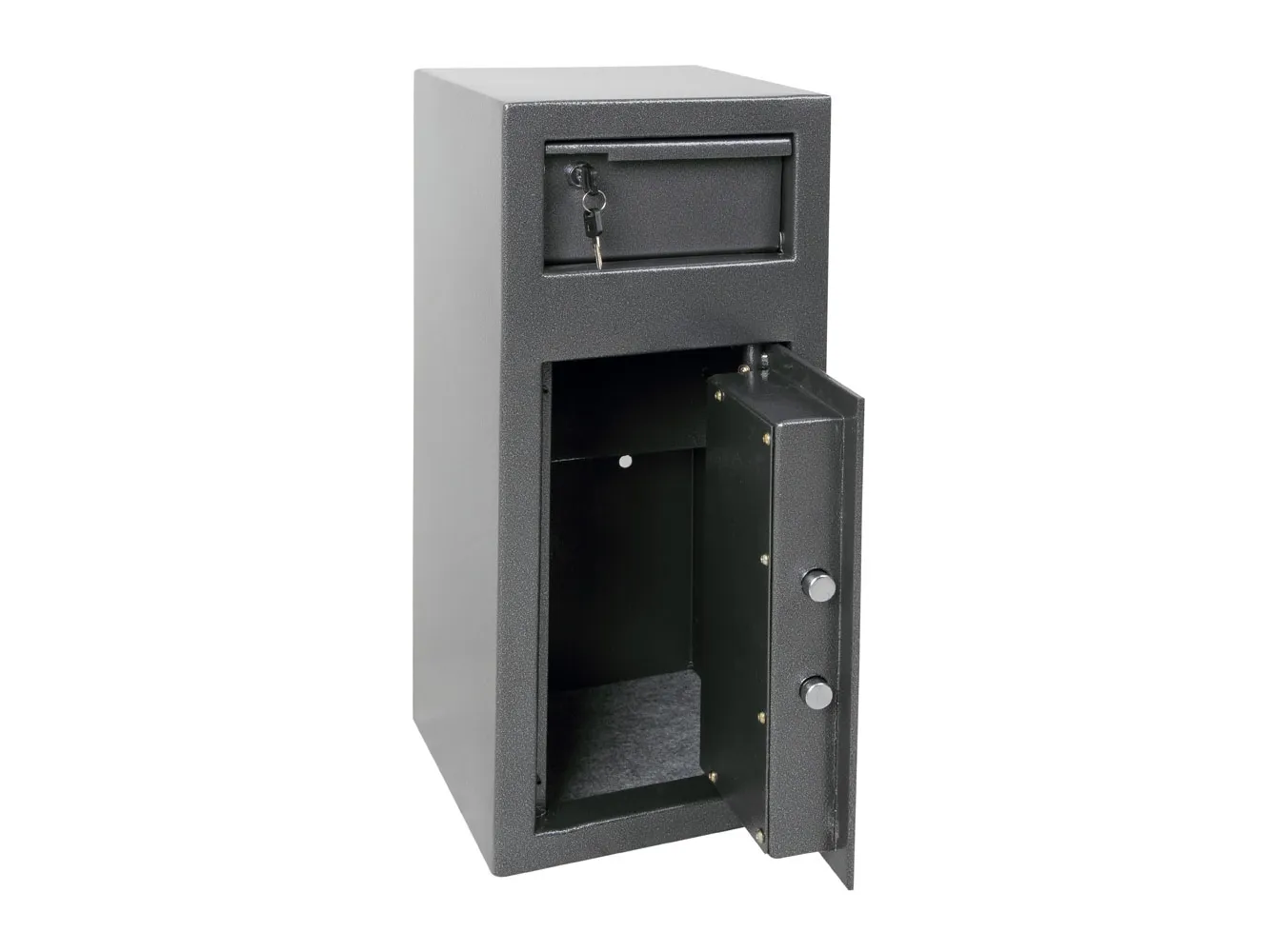 Phoenix Safe Co. SS0992KD, Fritstående pengeskab, Grå, Nøgle, Stål, Penge, 250 mm