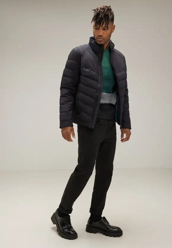 Pullover mit Streifenmuster - Jungle Green