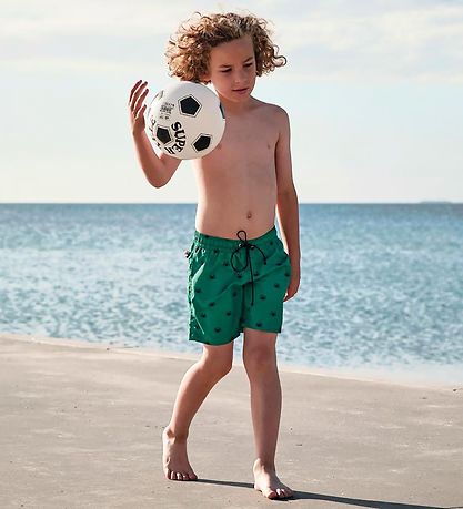 Petit Crabe Badeshorts - Boardie - UV50+ - Green Krabbe