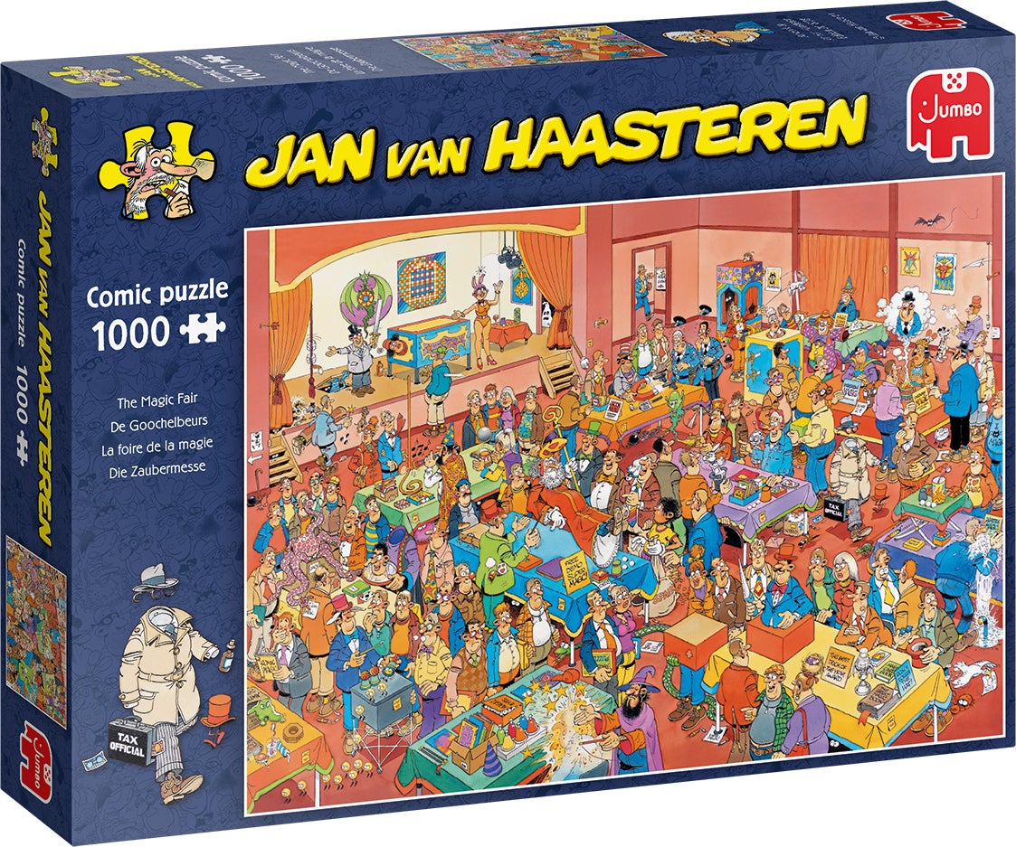 Jumbo puzzel Jan van Haasteren Goochelbeurs 68 x 49 cm 1000 stukjes