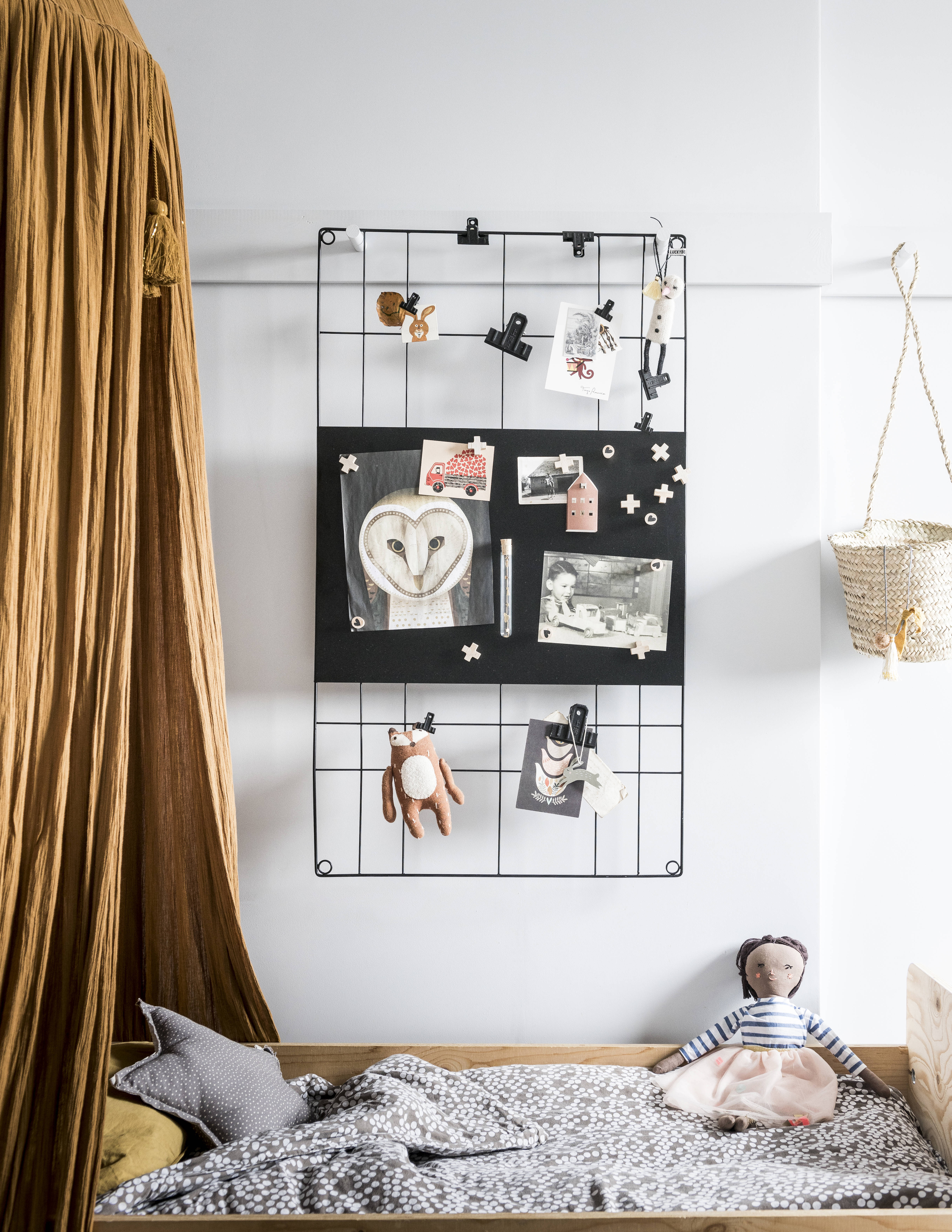 vtwonen draadstalen memobord  (60x105 cm)