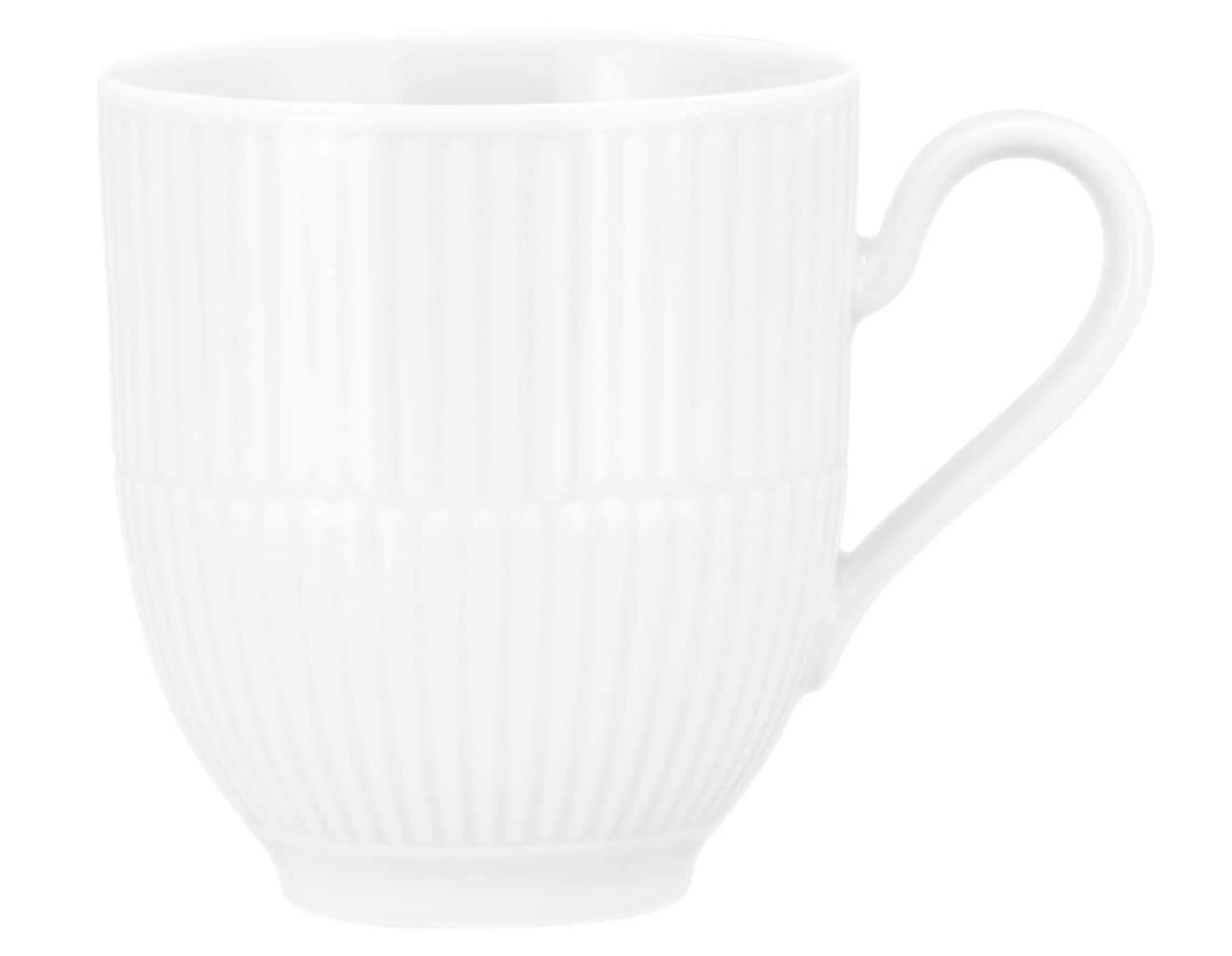 Seltmann Weiden Kaffeebecher AMINA 6er Set Porzellan weiß