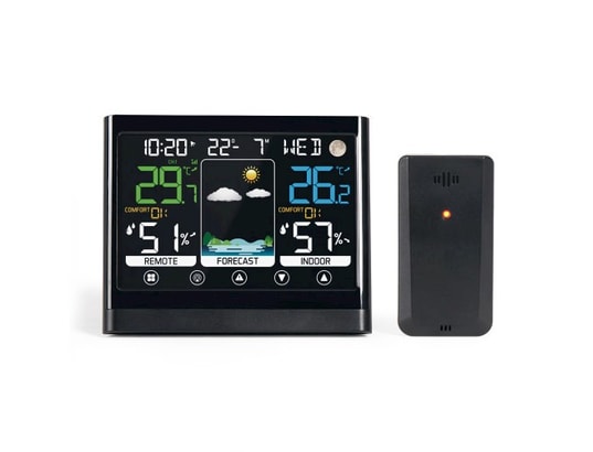 INOVALLEY - Station météo tactile avec écran lcd couleur