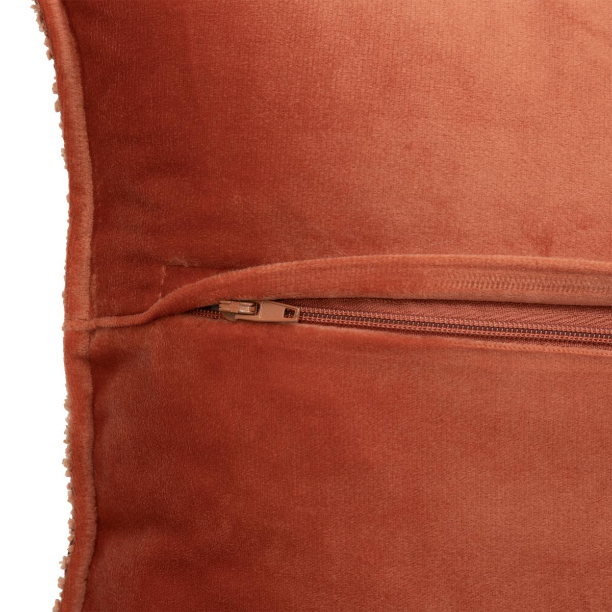 COUSSIN BOUCLETTE SOANA TERRACOTTA 45X45CM