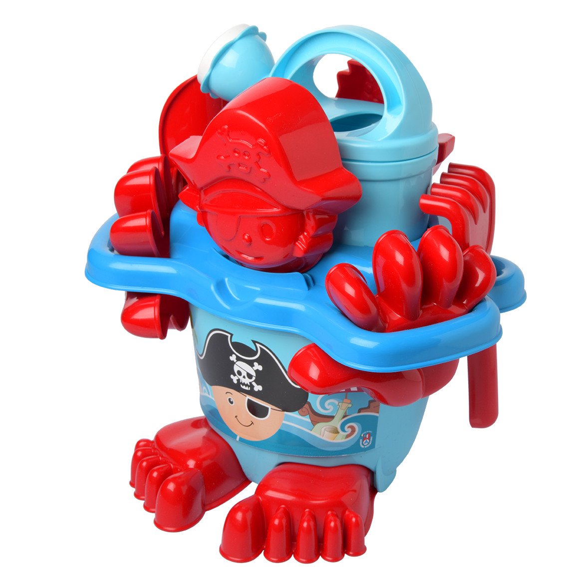 Simba Sandspielzeug-Set 11-teilig blau / rot