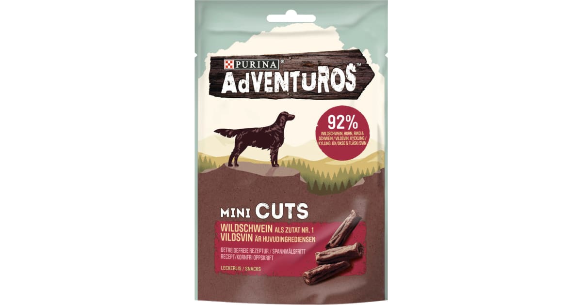 PURINA Adventuros Mini Cuts Wildschwein 70 gr
