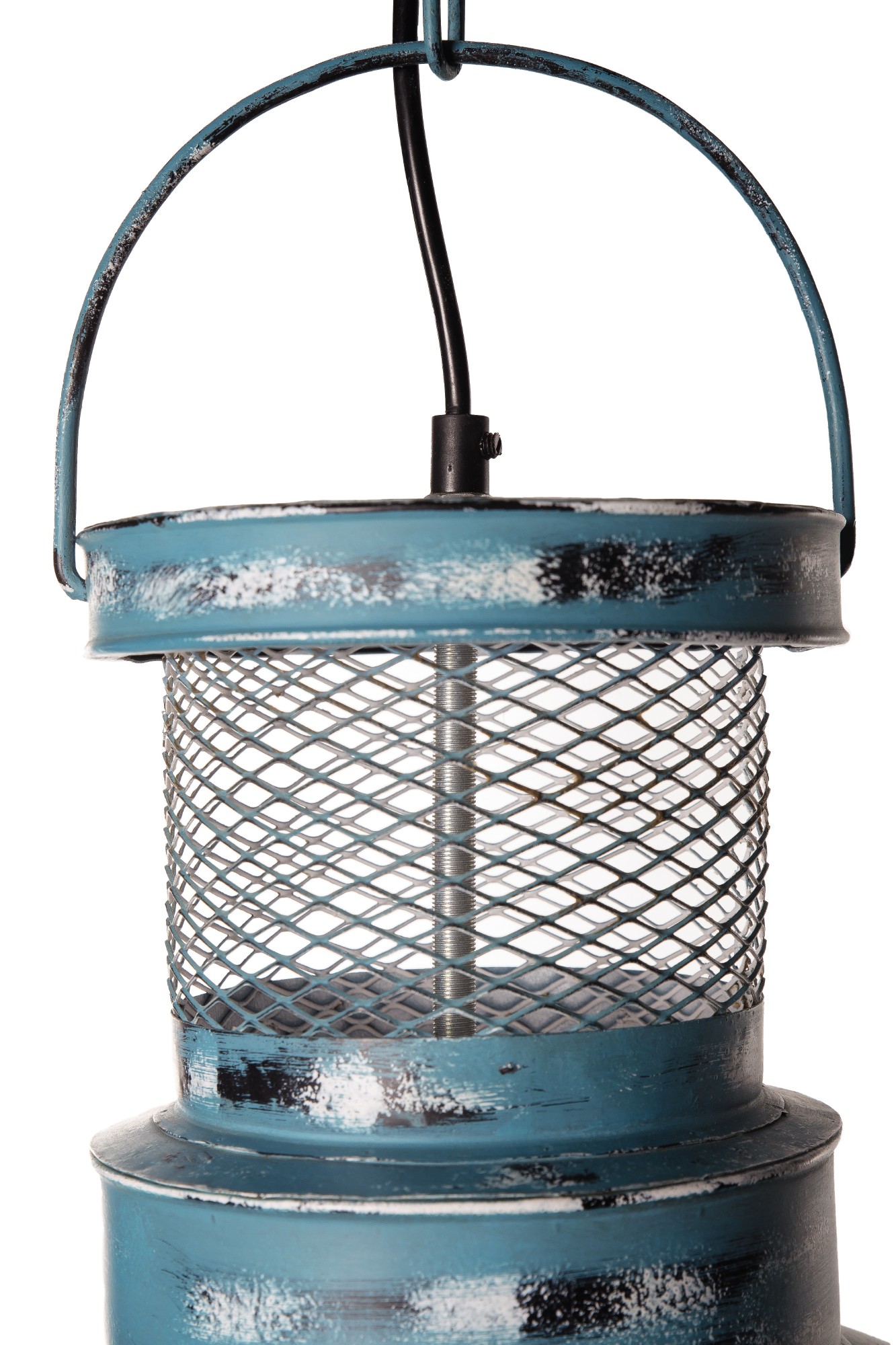 Leuchte 'Seablue', blau, Ø 52 cm, H 40 cm von fischer's lagerhaus