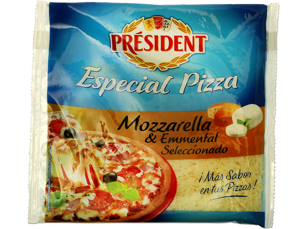 QUEIJO RALADO PARA PIZZA PRESIDENT 150G