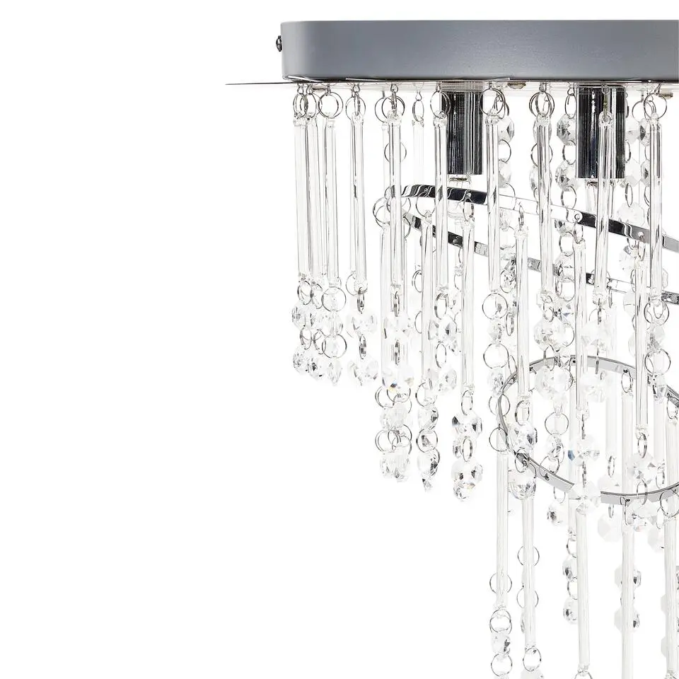ESMELLE - Kroonluchter - Zilver - ⌀ 45 cm - Kristal