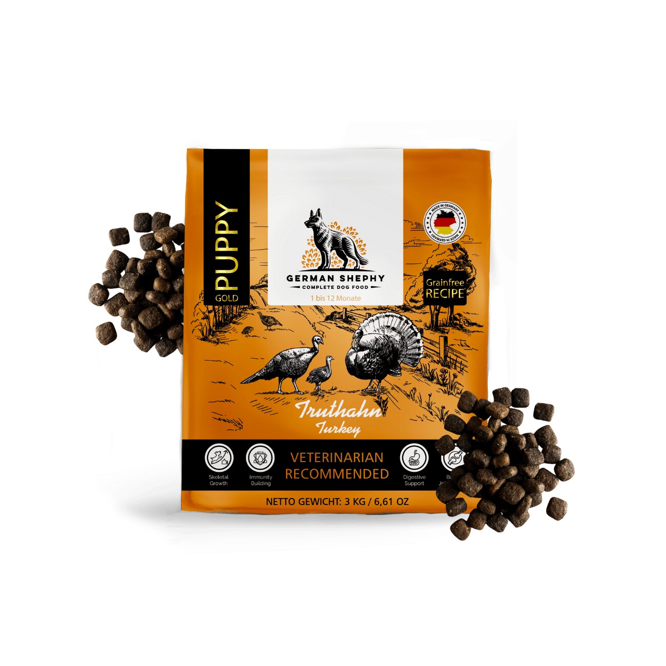 Balloony.pet German Shephy Welpenfutter Truthahn 3 kg