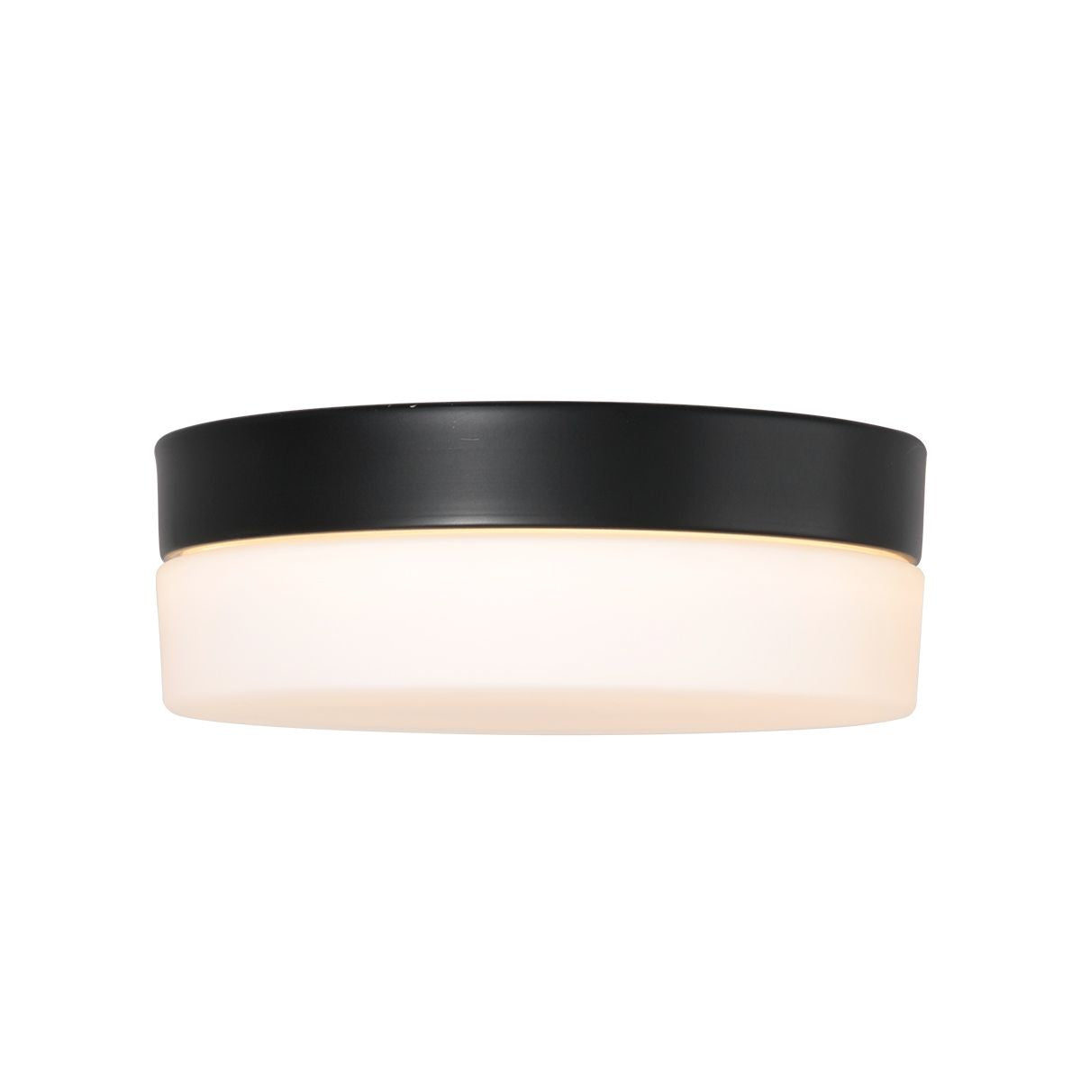 Steinhauer Plafondlamp Ikaro Ã 24 cm IP44 zwart