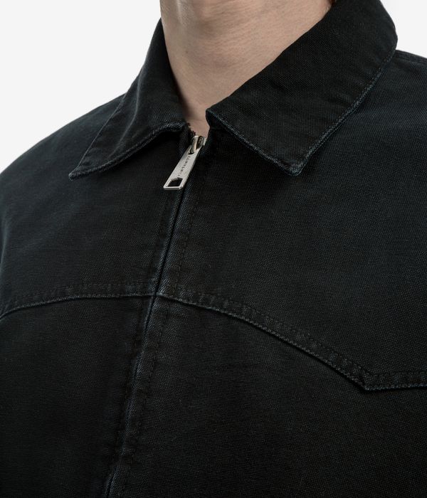 Carhartt WIP OG Santa Fe Organic Dearborn Jacke (black black stone canvas)