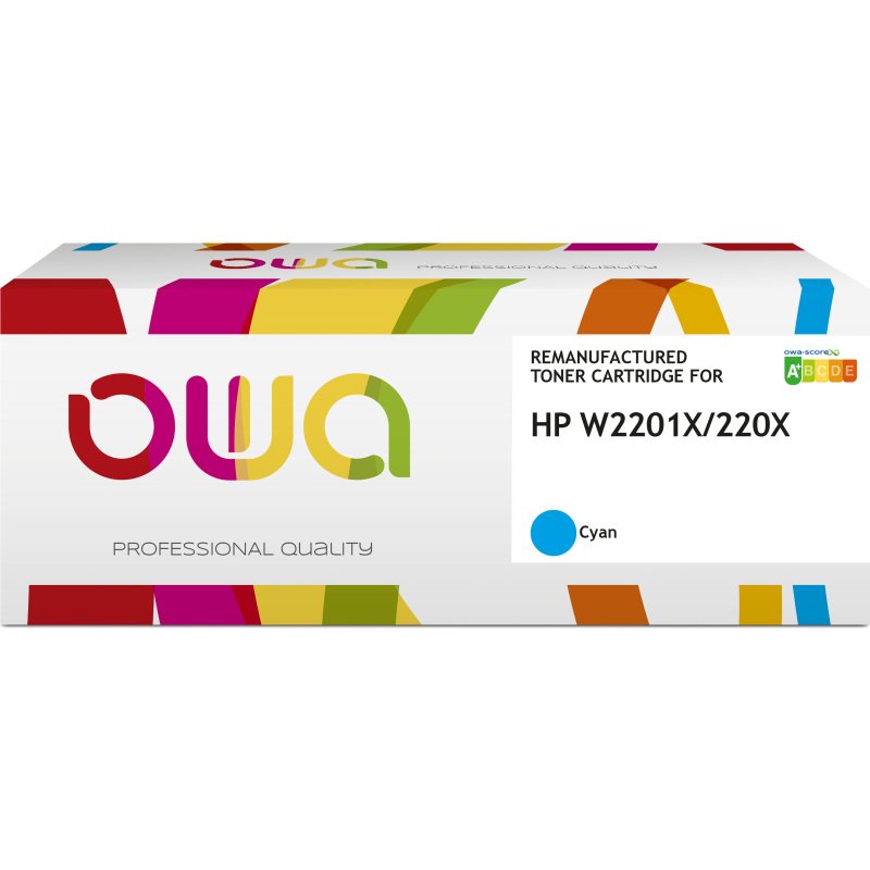 Toner remanufacturé OWA - haute capacité - pour HP W2201X