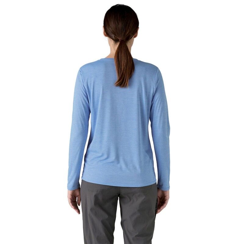 Women's Long-Sleeved Cap Cool Daily Graphic Shirt - Lands - T-shirt femme