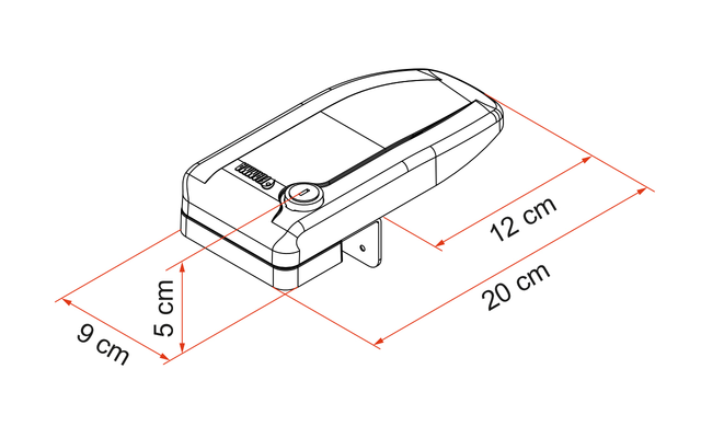 Fiamma Safe Door Magnum Frame Sicherheitsblock für Aussenschlösser