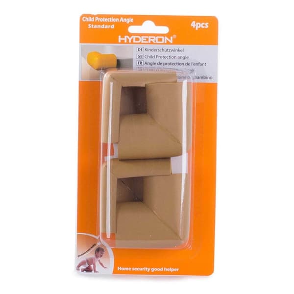 Hjørnebeskyttelse i Foam 4-pack Brown