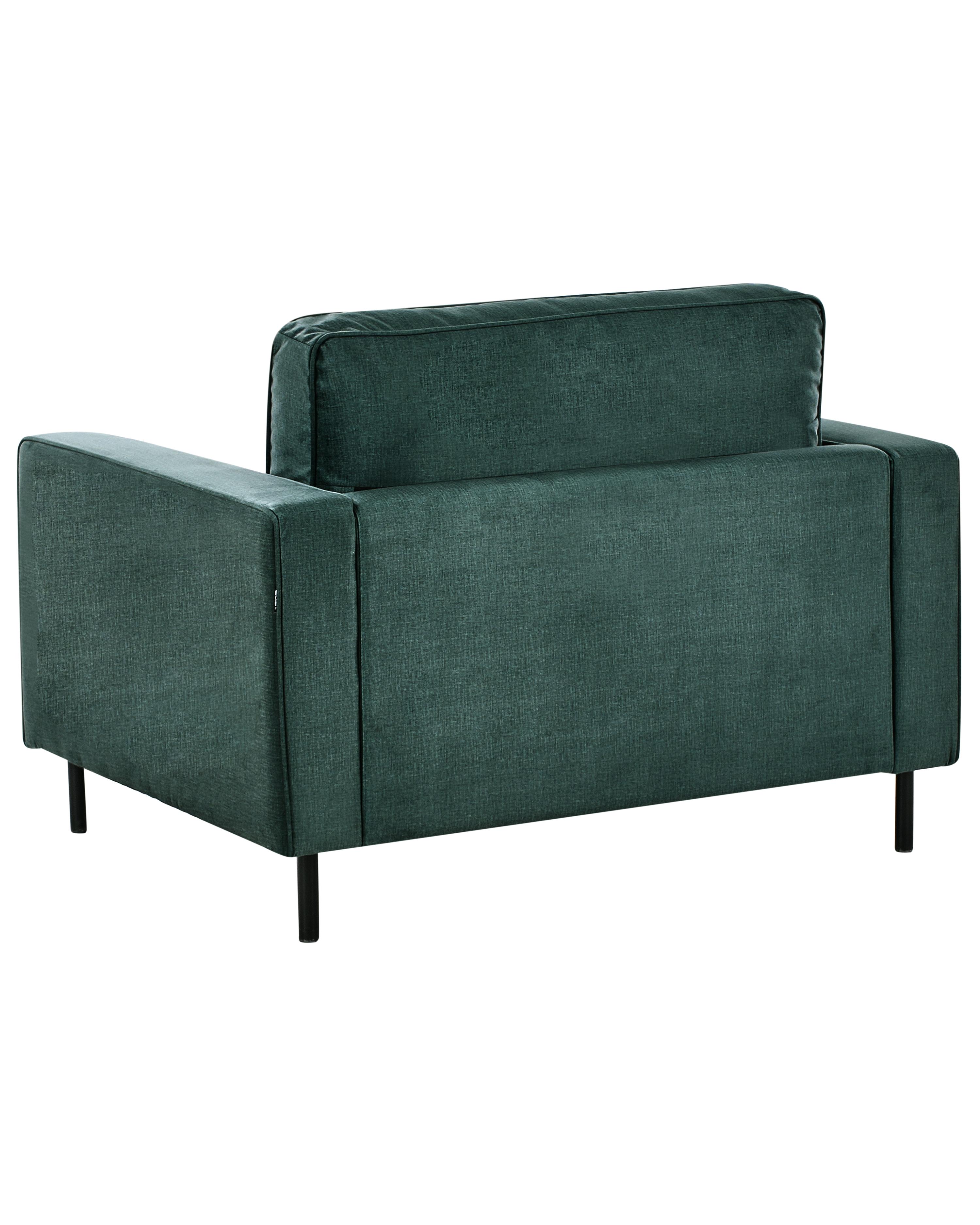 Fauteuil SAVALEN Fluweel Donkergroen