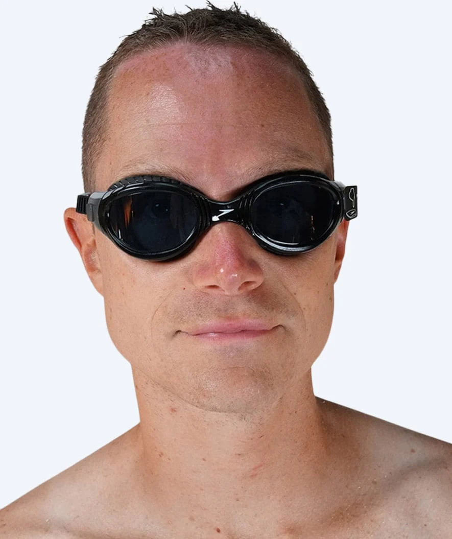Speedo motions svømmebriller - Biofuse Flexiseal - Sort (Smoke linse)