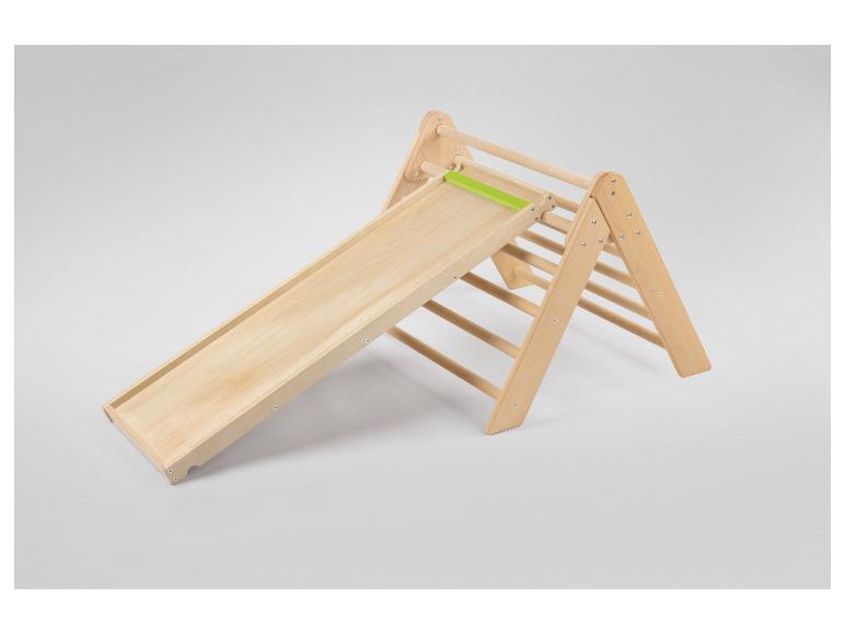 Houten 2-in-1 glijbaan