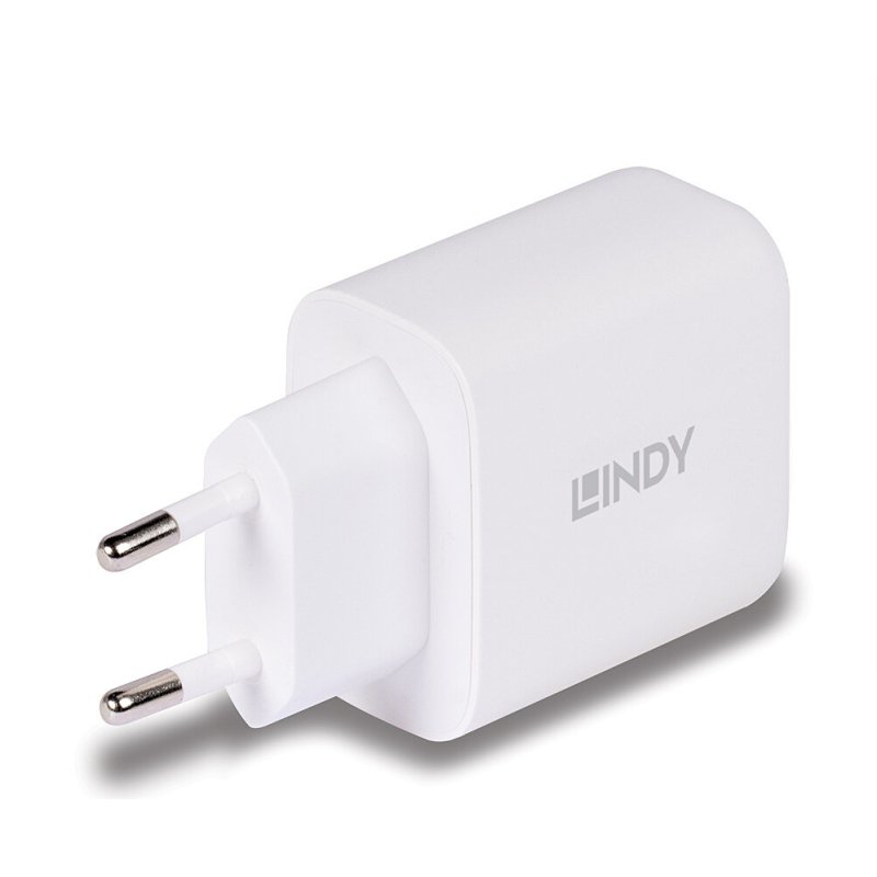 Lindy 73428 chargeur d'appareils mobiles Universel Blanc Secteur Charge rapide 65W