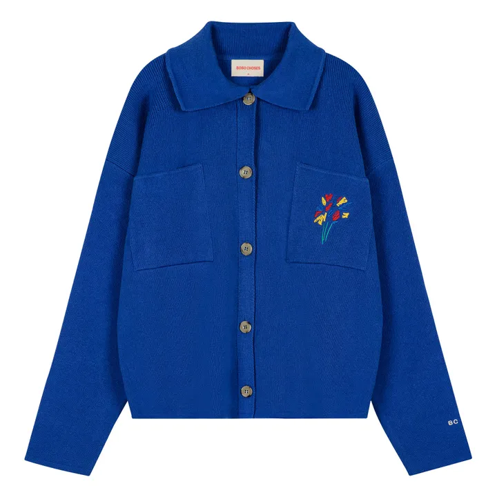 Bobo Choses Cardigan Col - Collection Femme  | Bleu