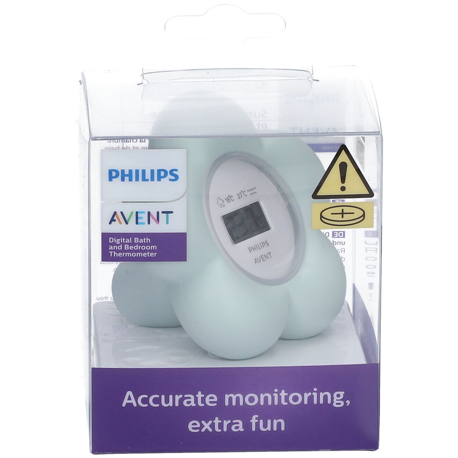 Avent Baby-Badewanne und Zimmerthermometer