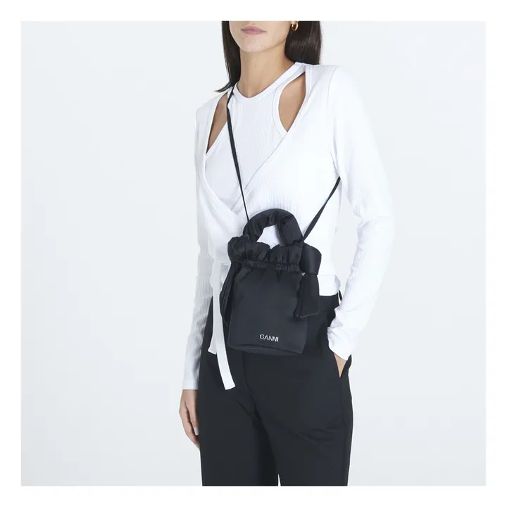 Ganni Sac Knot Occasion Matières Recyclées | Noir