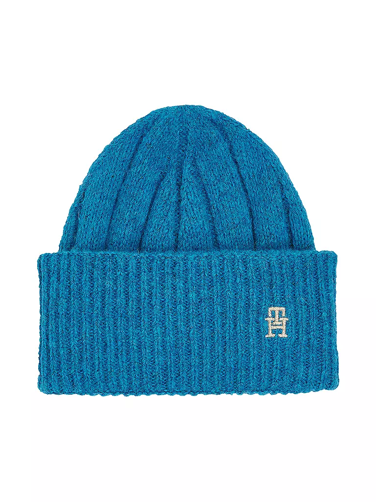 TOMMY HILFIGER Mütze - Haube blau