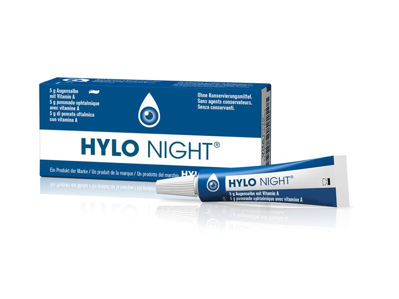 Hylo Eye Care Augensalbe Hylo  Night 5 g Augenpflege für trockene Augen während der Nacht