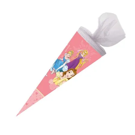 Nestler Schultüte Princess Just Shine mit Tüllverschluss, 50 cm, rund