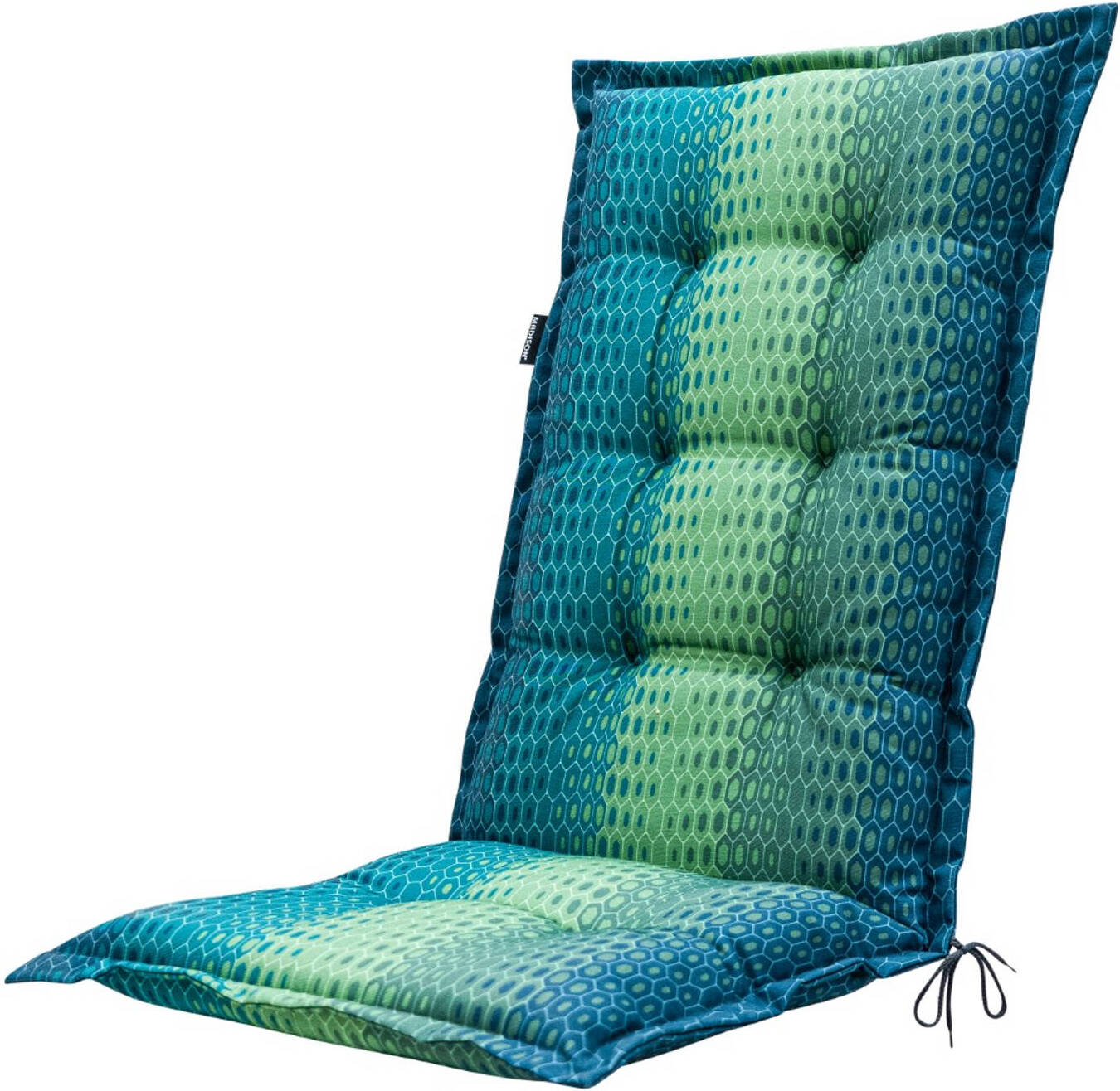 Madison tuinkussen hoge rug Suzy blauw 123 x 50 x 6 cm