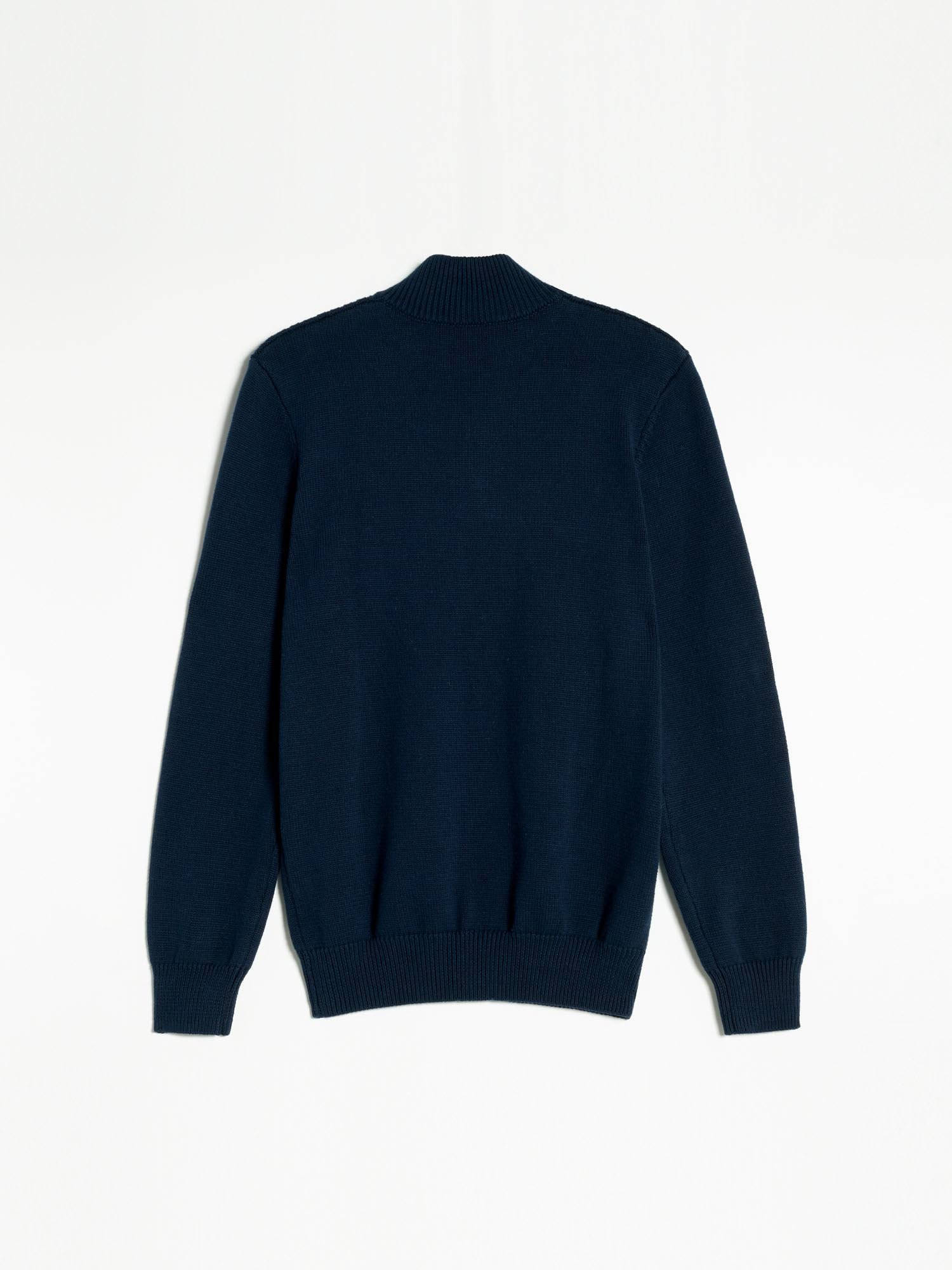 Pull Homme Col Camionneur Marine