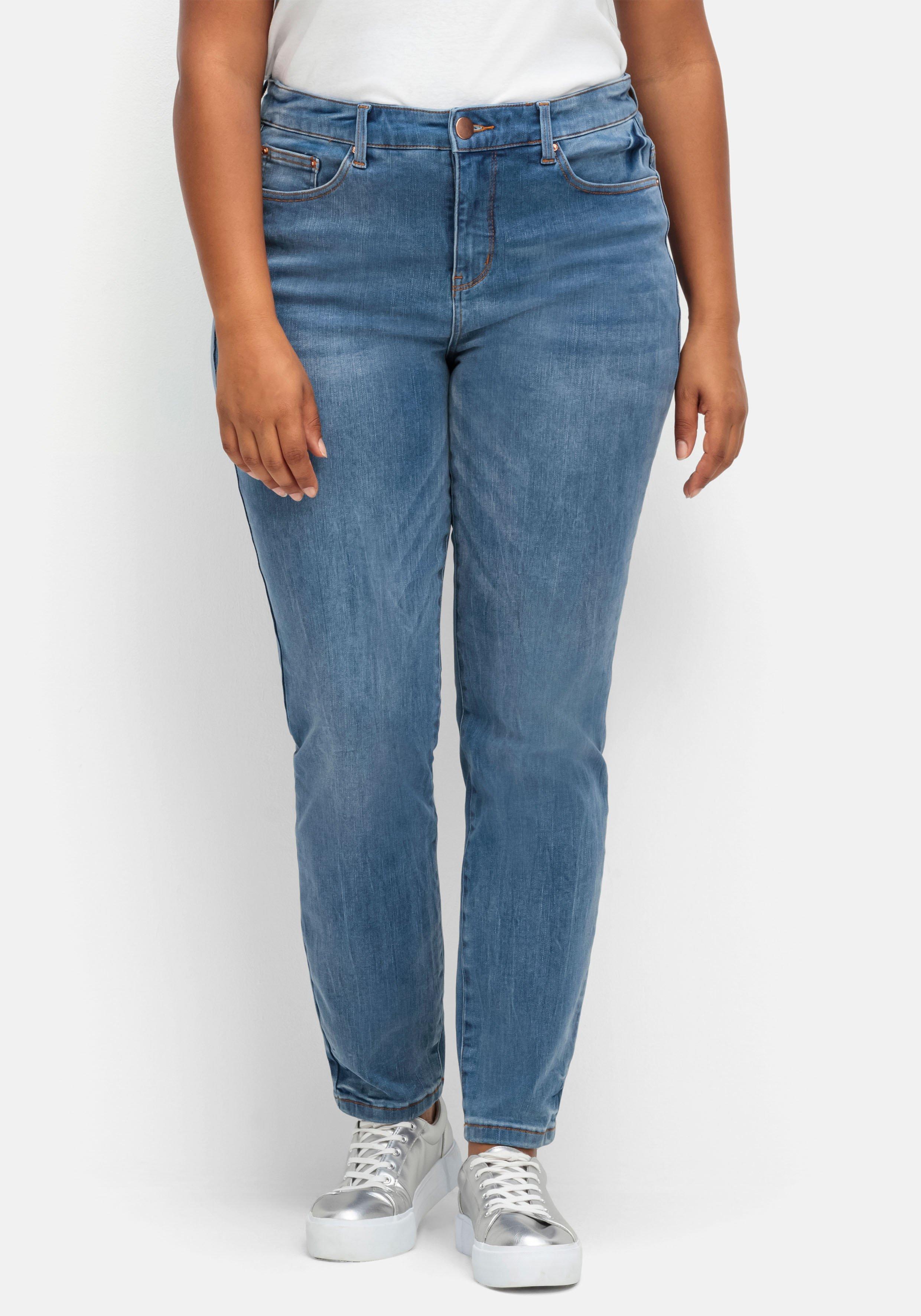 Skinny Stretch-Jeans mit Bodyforming-Effekt