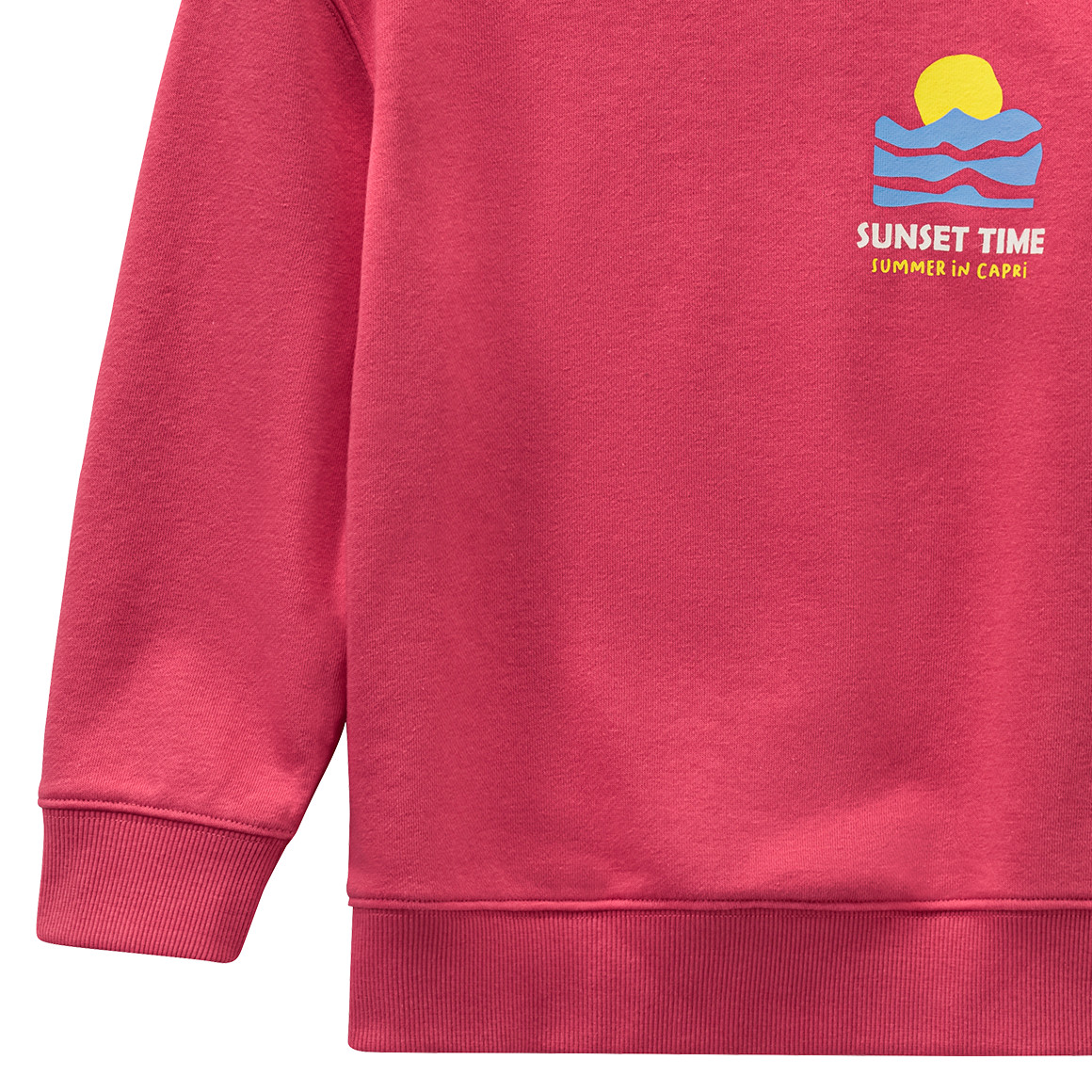 Jonas Nielsen Jungen Sweatshirt mit Backprint pink