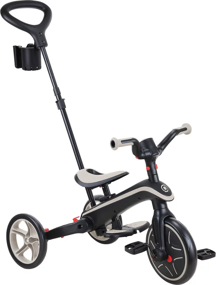 TRICYCLE EXPLORER 4-EN-1 EVOLUTIF ET PLIABLE - TAUPE