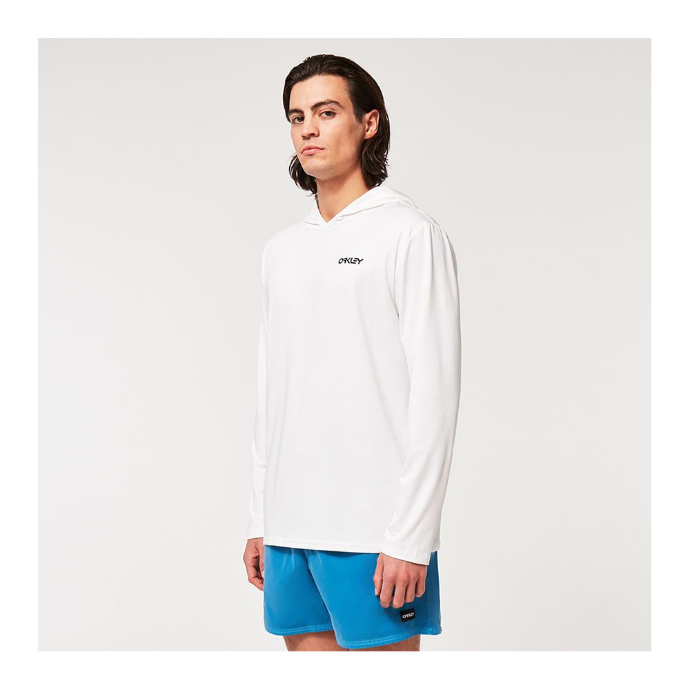 Oakley RAINBOW RC RUSHGUARD - Maillot Homme white